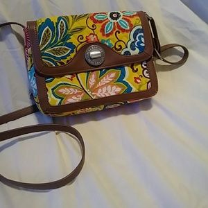 Vera Bradley Multi color Turlock crossbody.Gentley